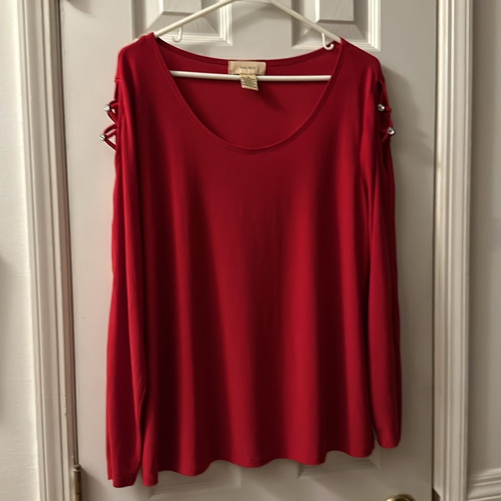 Cold shoulder blouse